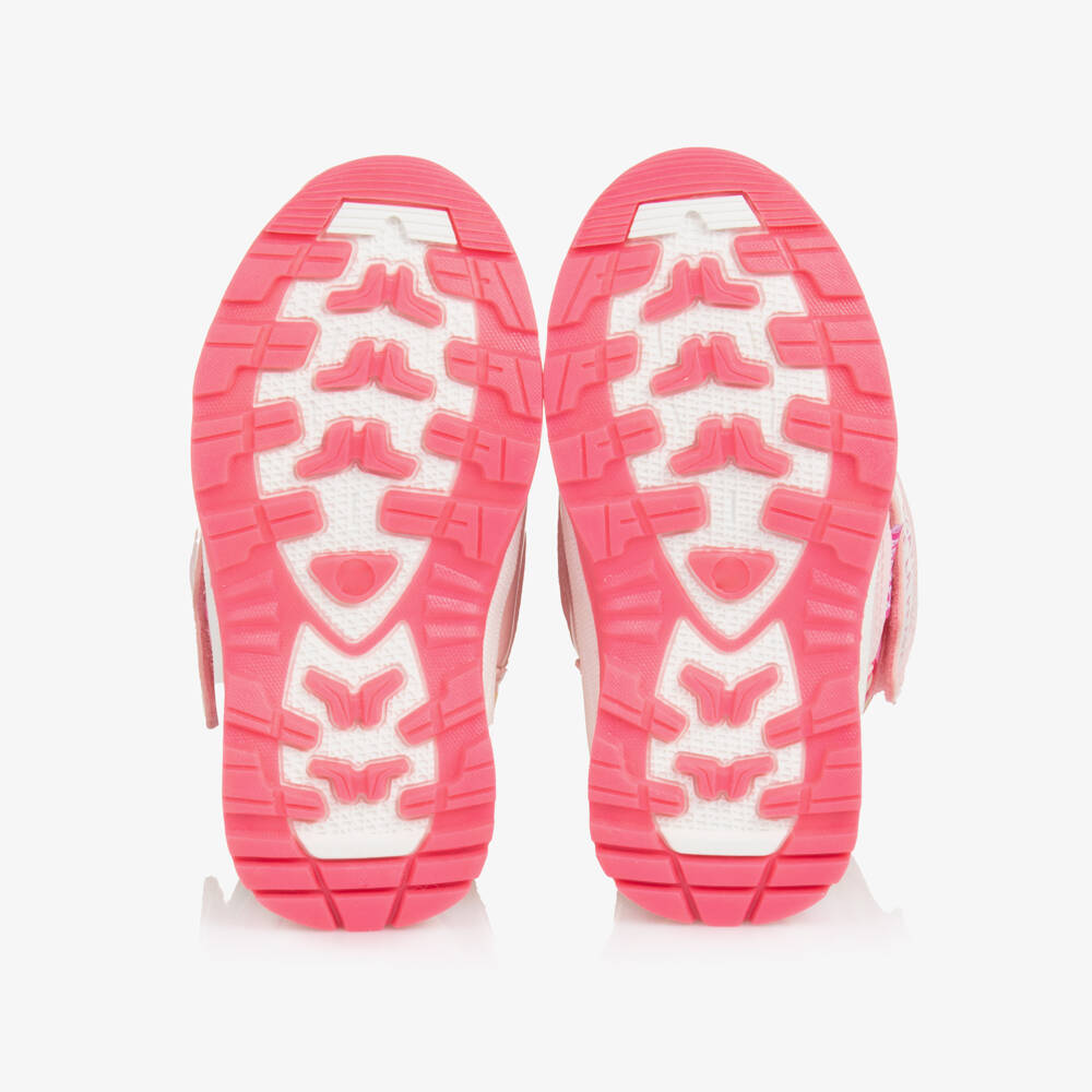 Agatha Ruiz de la Prada-Сноубуты розовые с кругами с искусственным мехом для девочек | Childrensalon