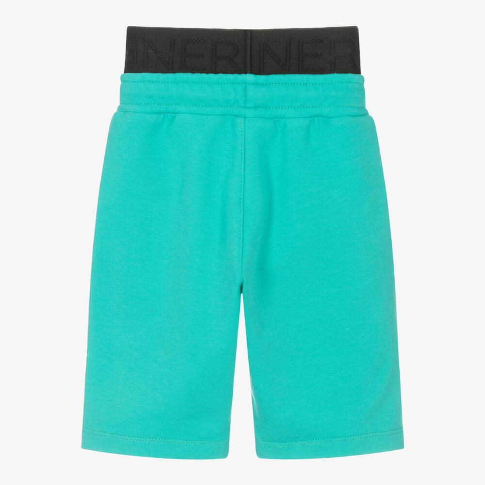 AIGNER-Baby Boys Green Cotton Shorts | Childrensalon