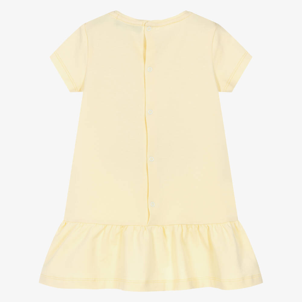 AIGNER-Baby Girls Yellow Cotton Crossbody Bag Dress | Childrensalon