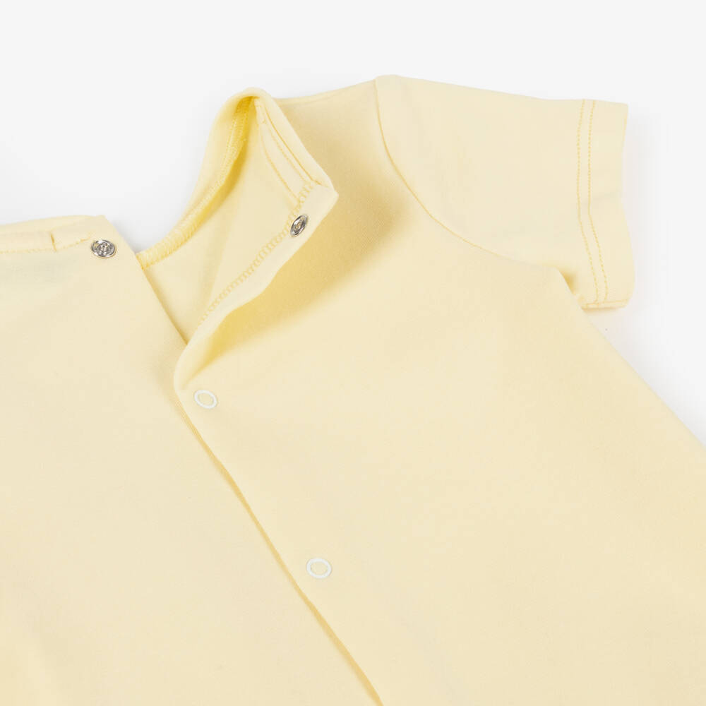 AIGNER-Baby Girls Yellow Cotton Handbag Dress | Childrensalon