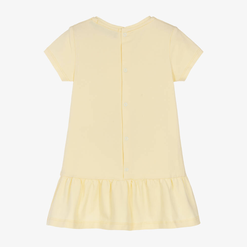 AIGNER-Baby Girls Yellow Cotton Handbag Dress | Childrensalon
