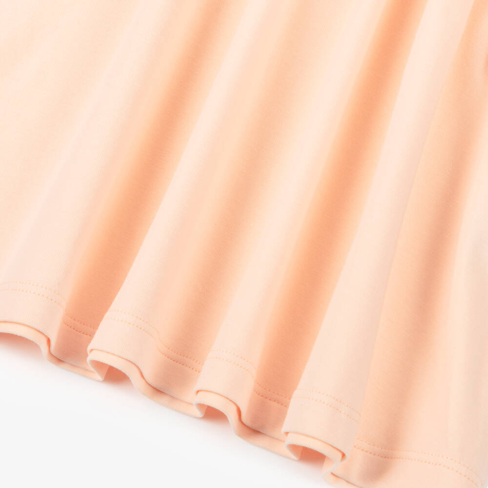 AIGNER-Платье оранжевое с принтом сумки из хлопка для девочек | Childrensalon