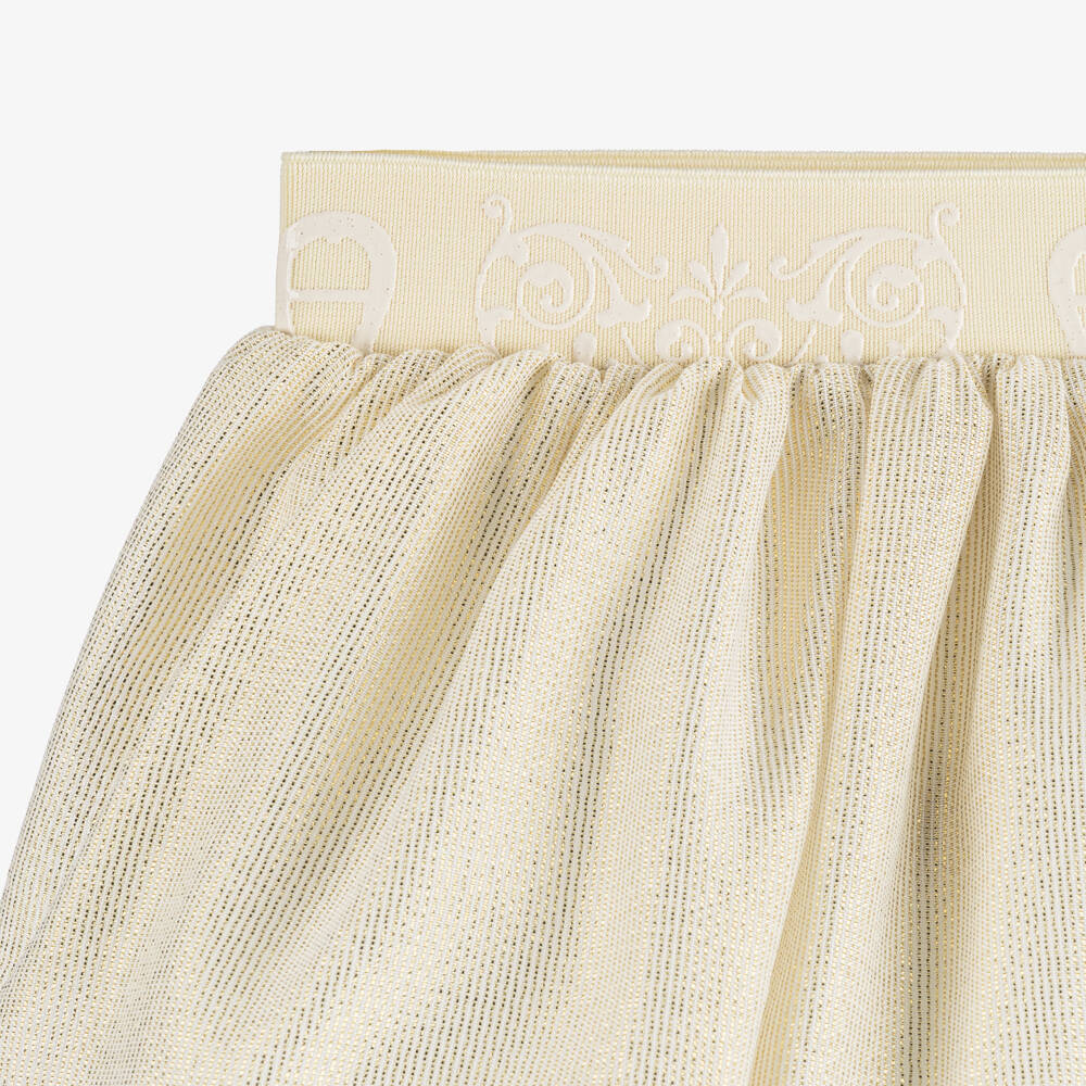 AIGNER-Girls Shimmery Gold Skirt | Childrensalon