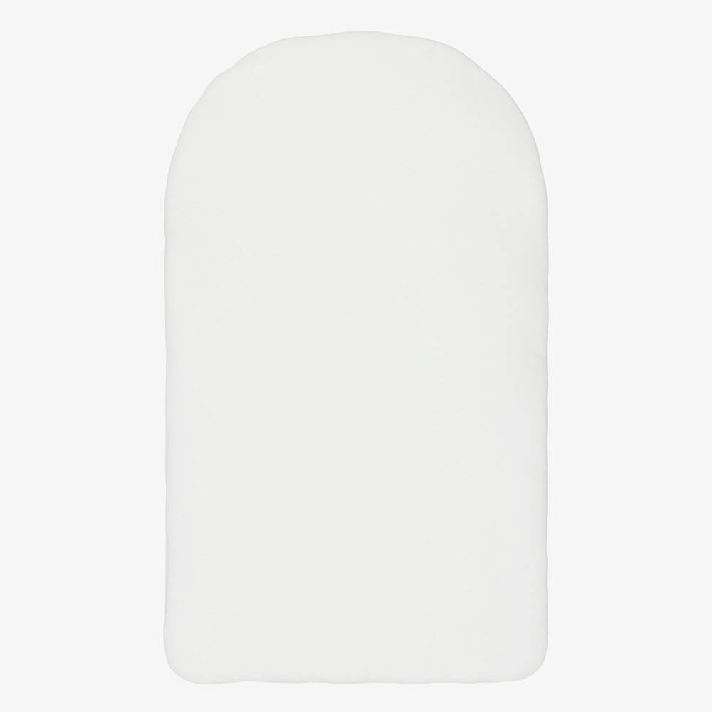 AIGNER-Ivory Cotton Nest with Gold Logo Embroidery (72cm) | Childrensalon