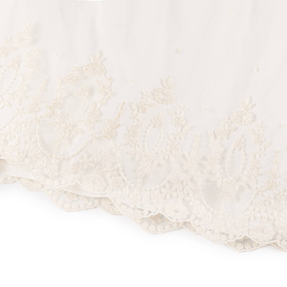 Amaya-فستان تول لون عاجي | Childrensalon