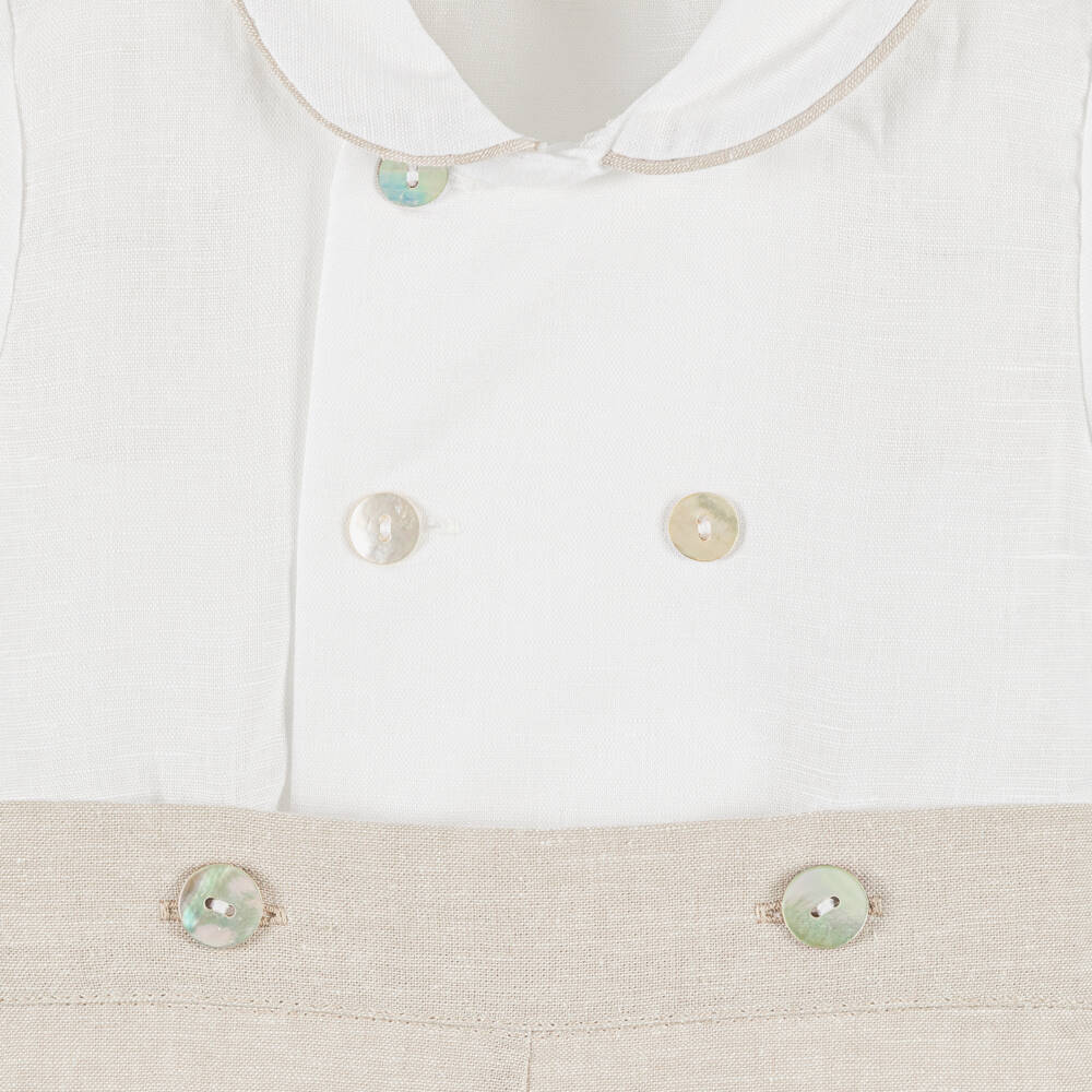 Ancar-بدلة رسمية لون عاجي وبيج للأولاد | Childrensalon