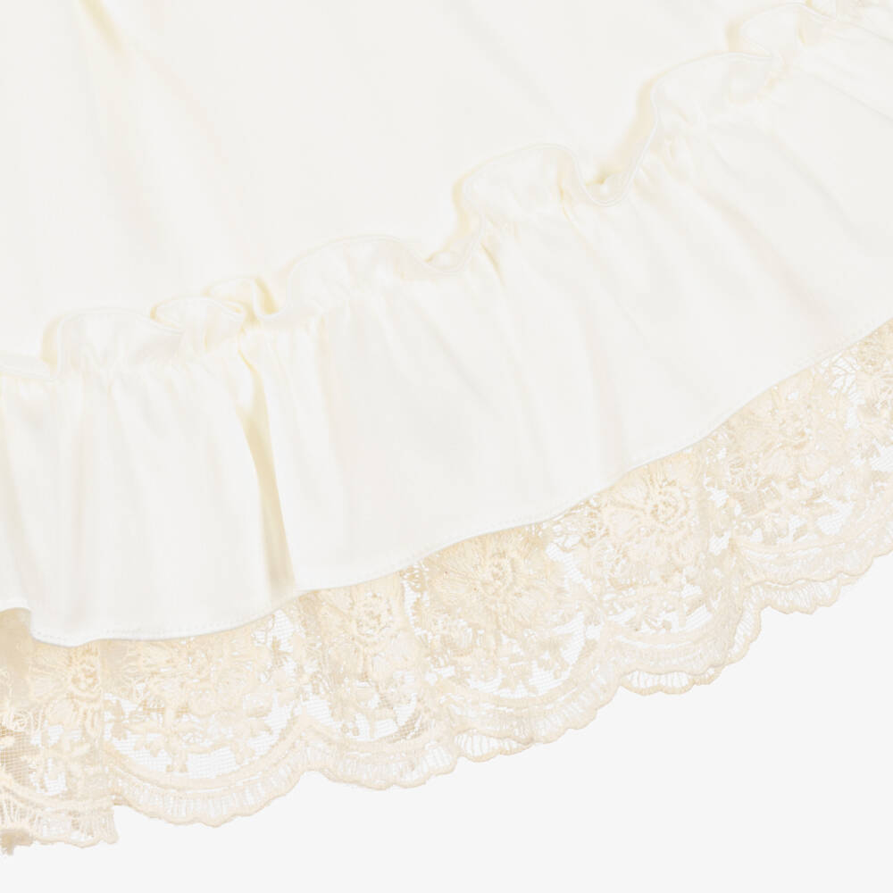 Andreeatex-Комплект с кремовым кружевным платьем для малышек | Childrensalon