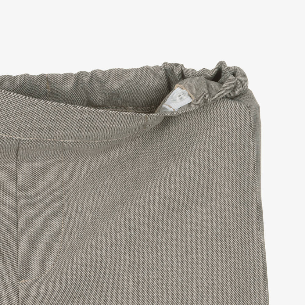 Andreeatex-Boys Aqua Green & Grey Suit | Childrensalon