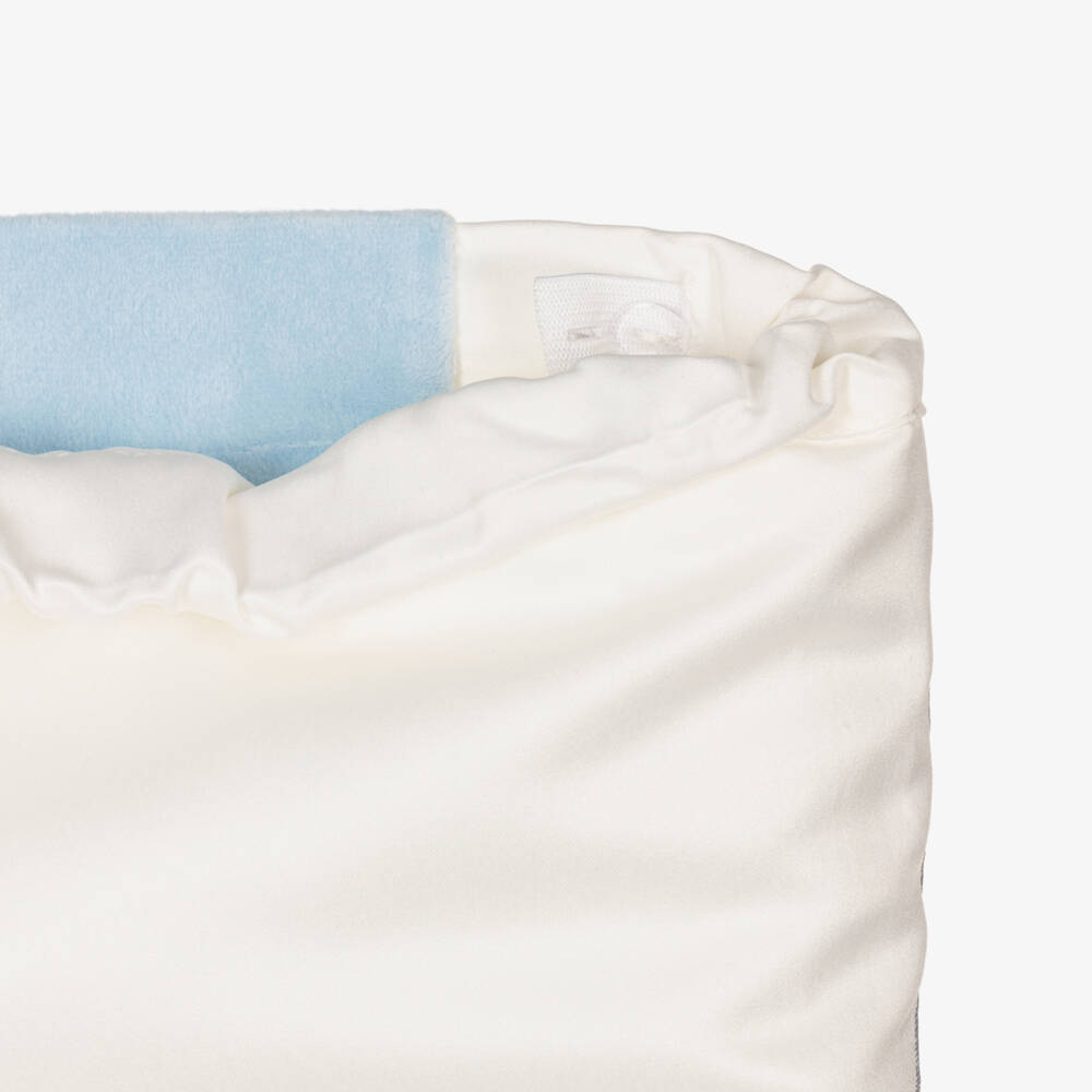 Andreeatex-Boys Blue Velvet & Satin Suit | Childrensalon