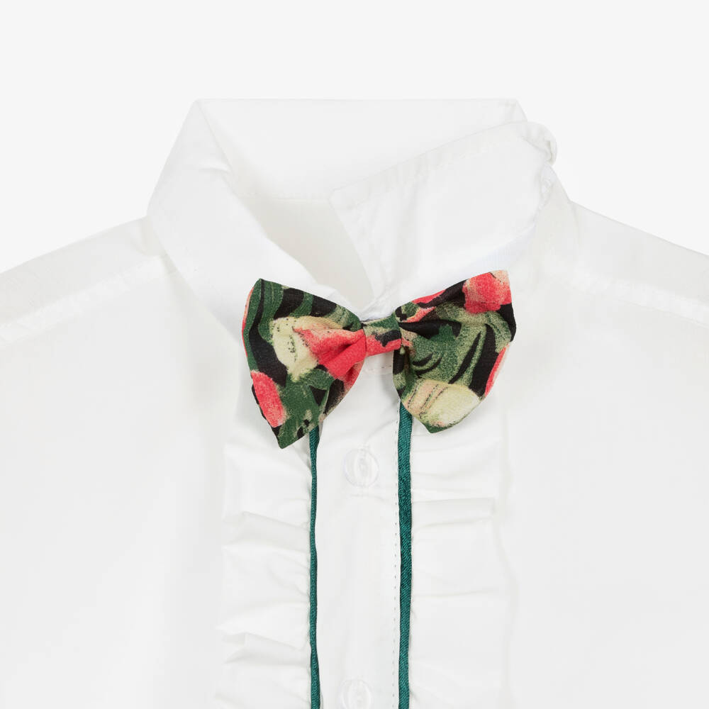 Andreeatex-Boys Green Velvet Suit | Childrensalon