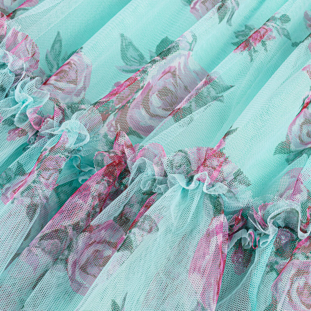 Angel's Face-Baby Girls Blue Floral Dress | Childrensalon