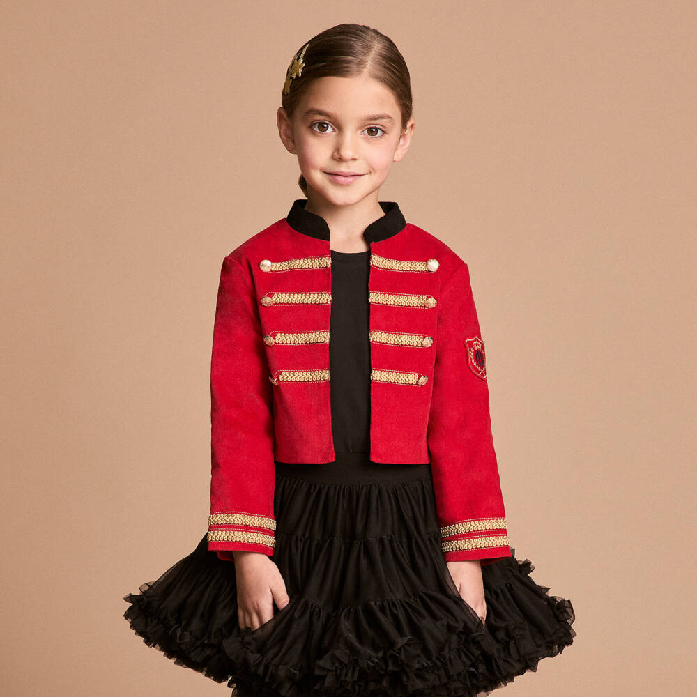 Angel's Face-Girls Black Tulle Tutu Skirt with Logo Bow | Childrensalon