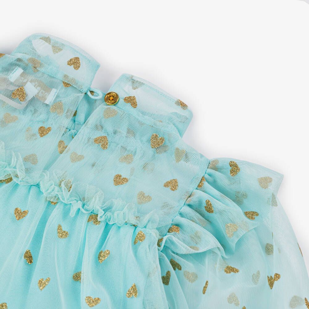 Angels Face Girls Corella Lace Dress in Blue