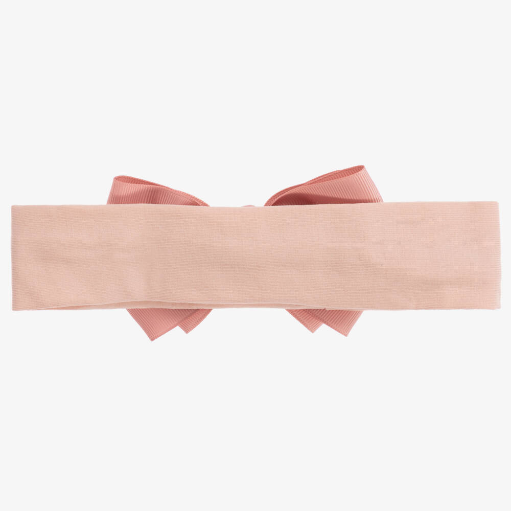Angel's Face-Пудровая повязка на голову с бантом для девочек | Childrensalon