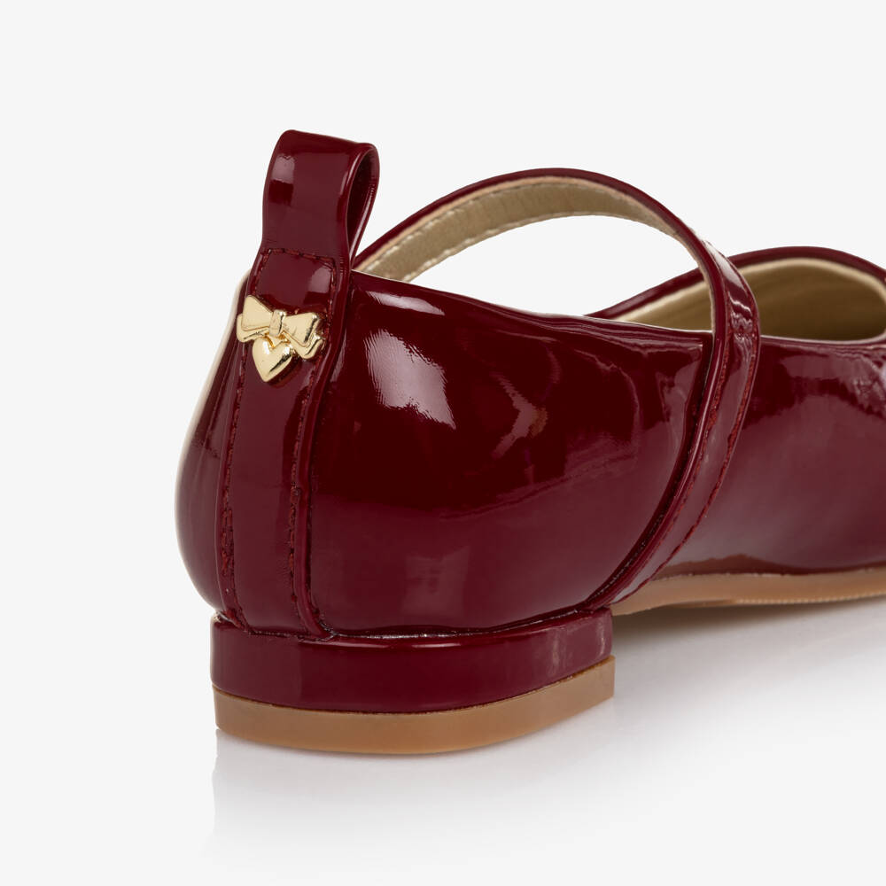 Angel's Face-Туфли бардовые лакированные из искусственной кожи для девочек | Childrensalon