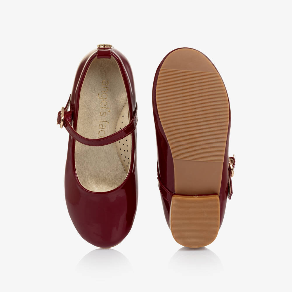 Angel's Face-Туфли бардовые лакированные из искусственной кожи для девочек | Childrensalon