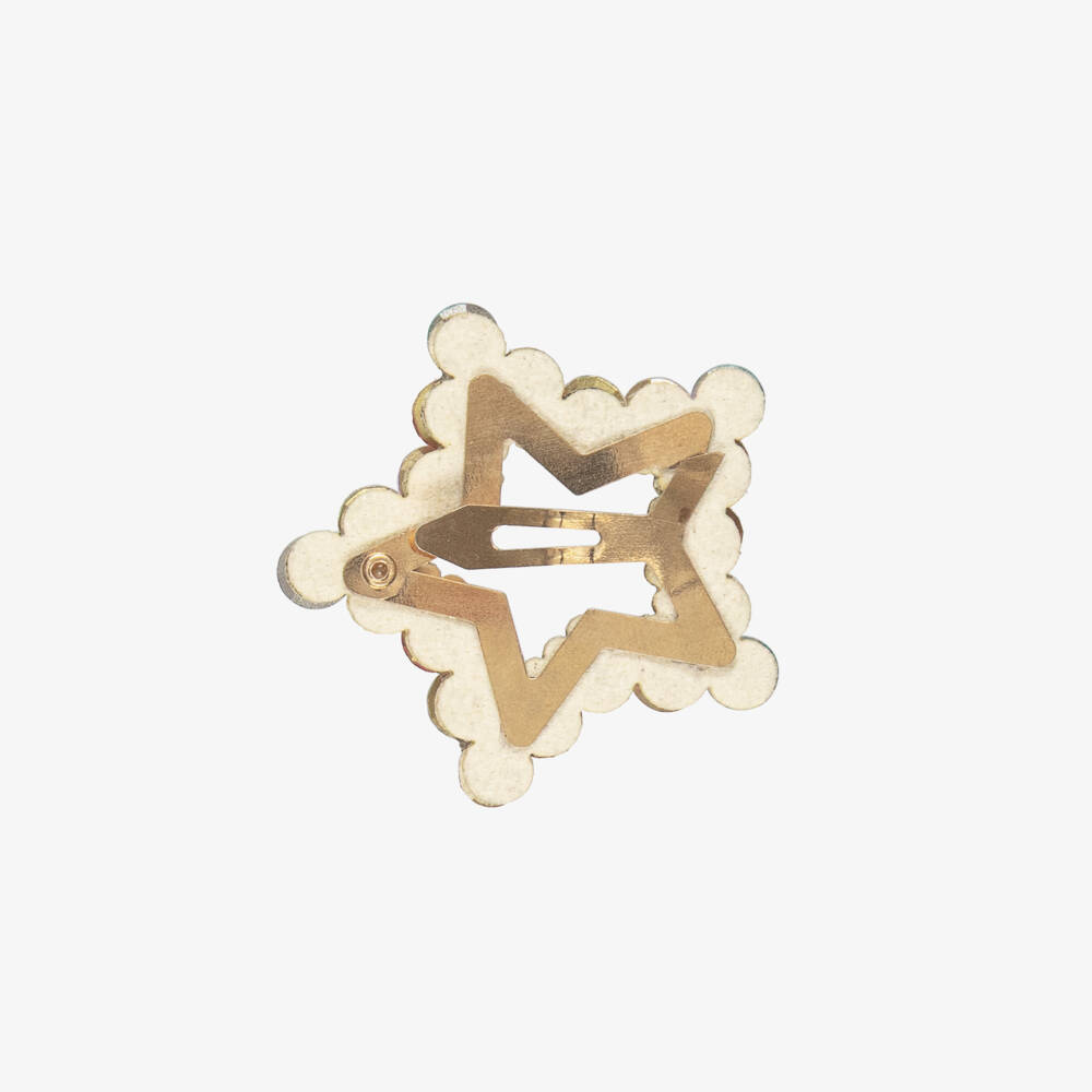 Angel's Face-Girls Multicoloured Diamanté Embellished Star Hair Clip (4cm) | Childrensalon