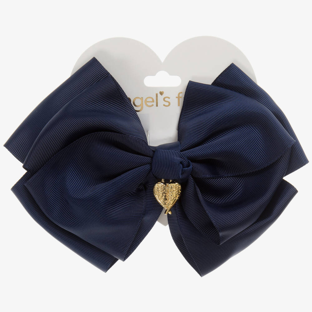 Angel's Face-Синяя заколка-бант (19 см) | Childrensalon