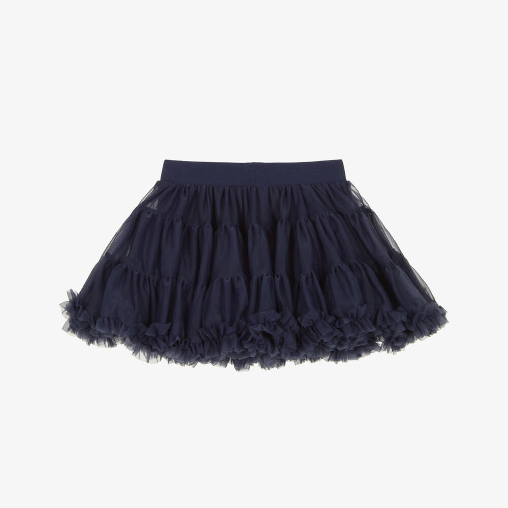 Angel's Face-Girls Navy Blue Tulle Tutu Skirt | Childrensalon