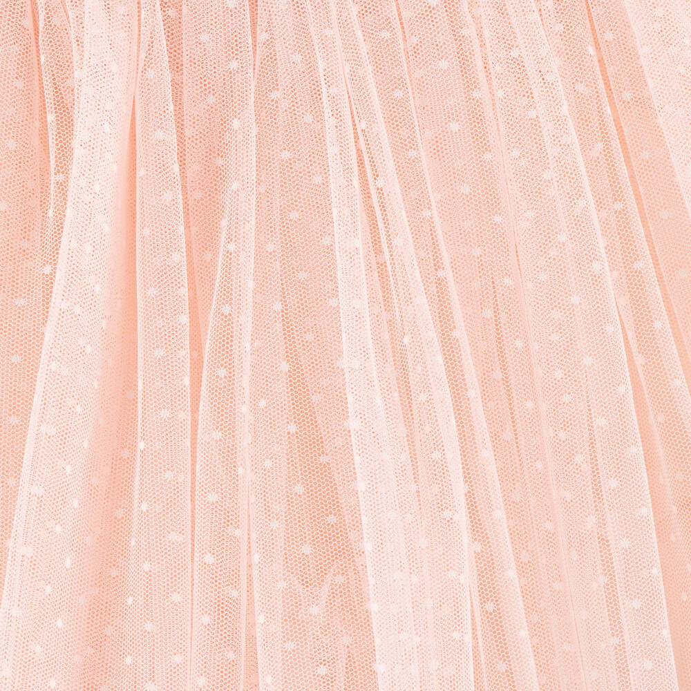 Angel's Face-Girls Pale Pink Dress with Tulle Skirt | Childrensalon