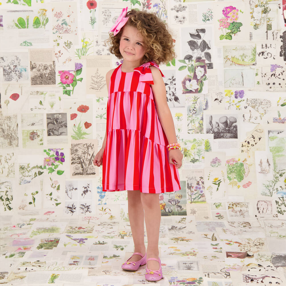 Angel's Face-Girls Pink Diamanté Ballerina Shoes | Childrensalon