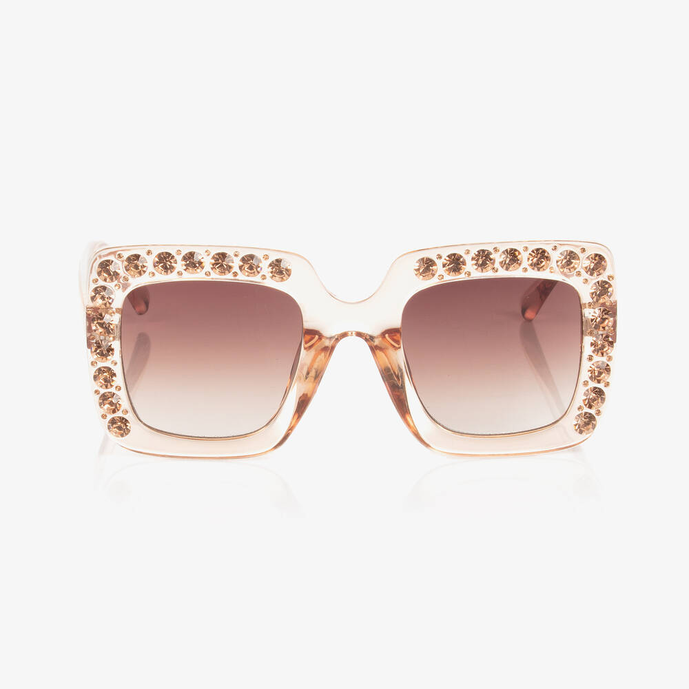 Angel's Face-Girls Pink Elton Sunglasses | Childrensalon