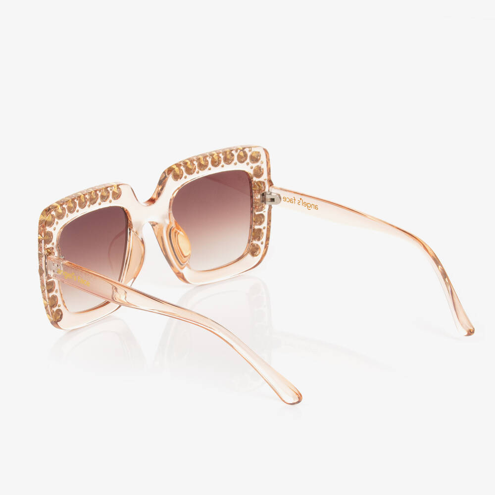 Angel's Face-Girls Pink Elton Sunglasses | Childrensalon
