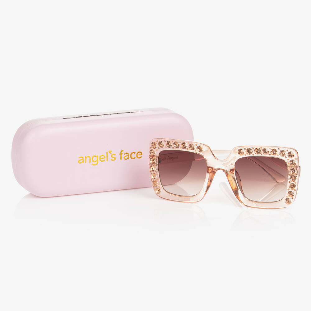 Angel's Face-Girls Pink Elton Sunglasses | Childrensalon
