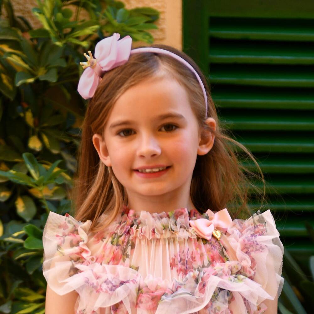 Angel's Face-Розовый ободок с короной | Childrensalon