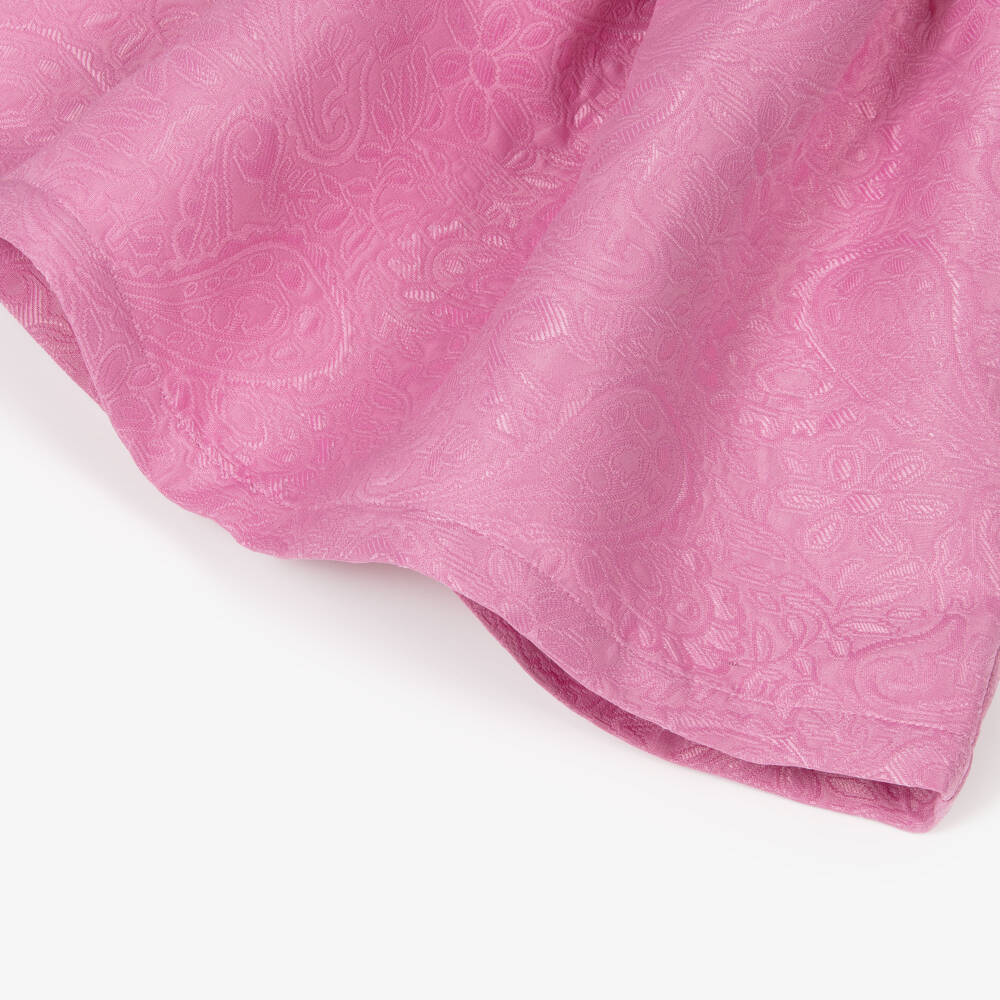 Angel's Face-فستان جاكار بنقشة بيزلي لون زهري | Childrensalon