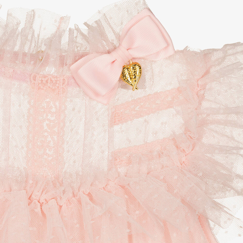 Angel's Face-فستان تول لون زهري | Childrensalon