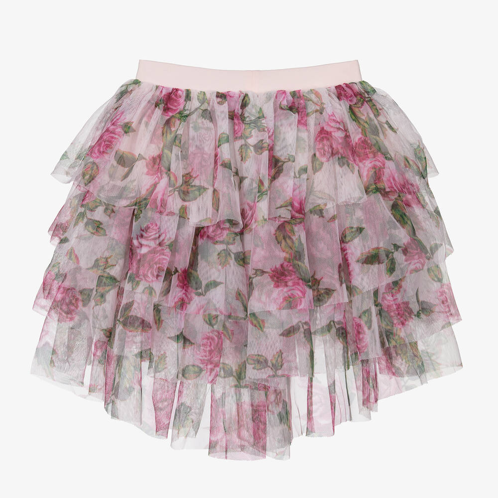 Angel's Face-تنورة تول لون زهري | Childrensalon