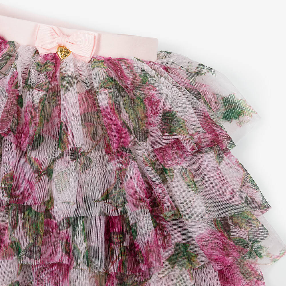 Angel's Face-تنورة تول لون زهري | Childrensalon