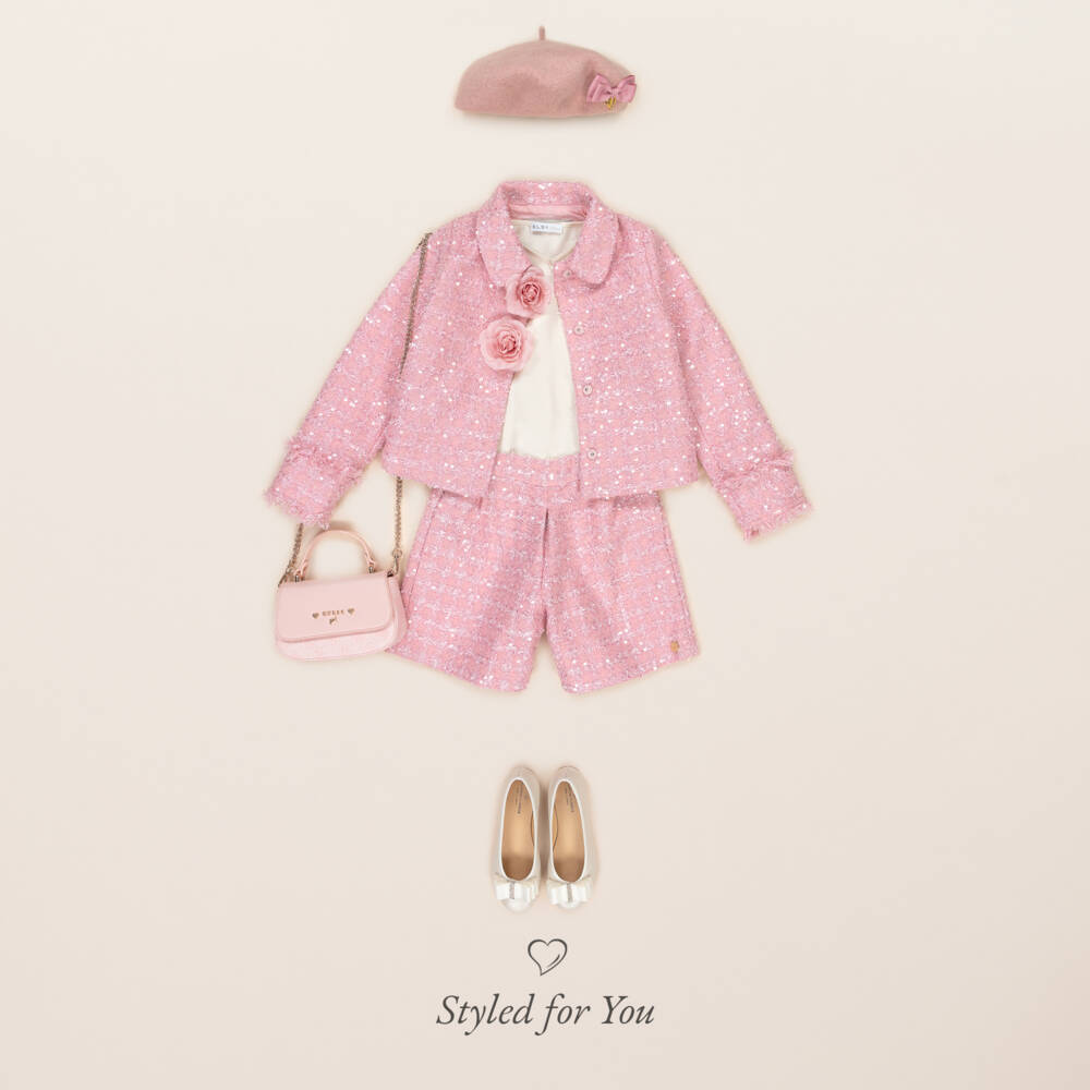 Angel's Face-Girls Pink Wool Beret | Childrensalon