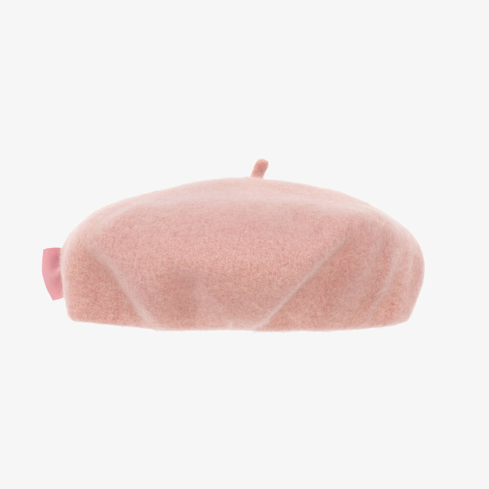 Angel's Face-Girls Pink Wool Beret | Childrensalon