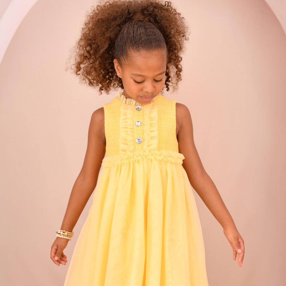 Angel's Face-Girls White Pearl & Gold Heart Logo Charm Bracelets (4 Pack) | Childrensalon