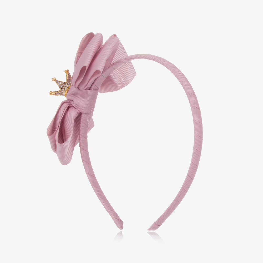 Angel's Face-Pink Crown Hairband  | Childrensalon