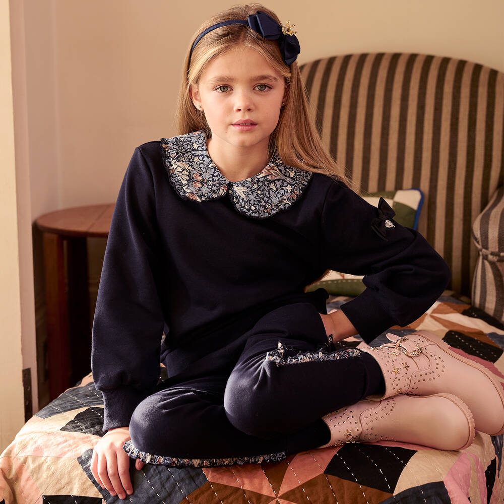 Angel's Face-Розовые сапоги из искусственной кожи с золотистыми заклепками | Childrensalon