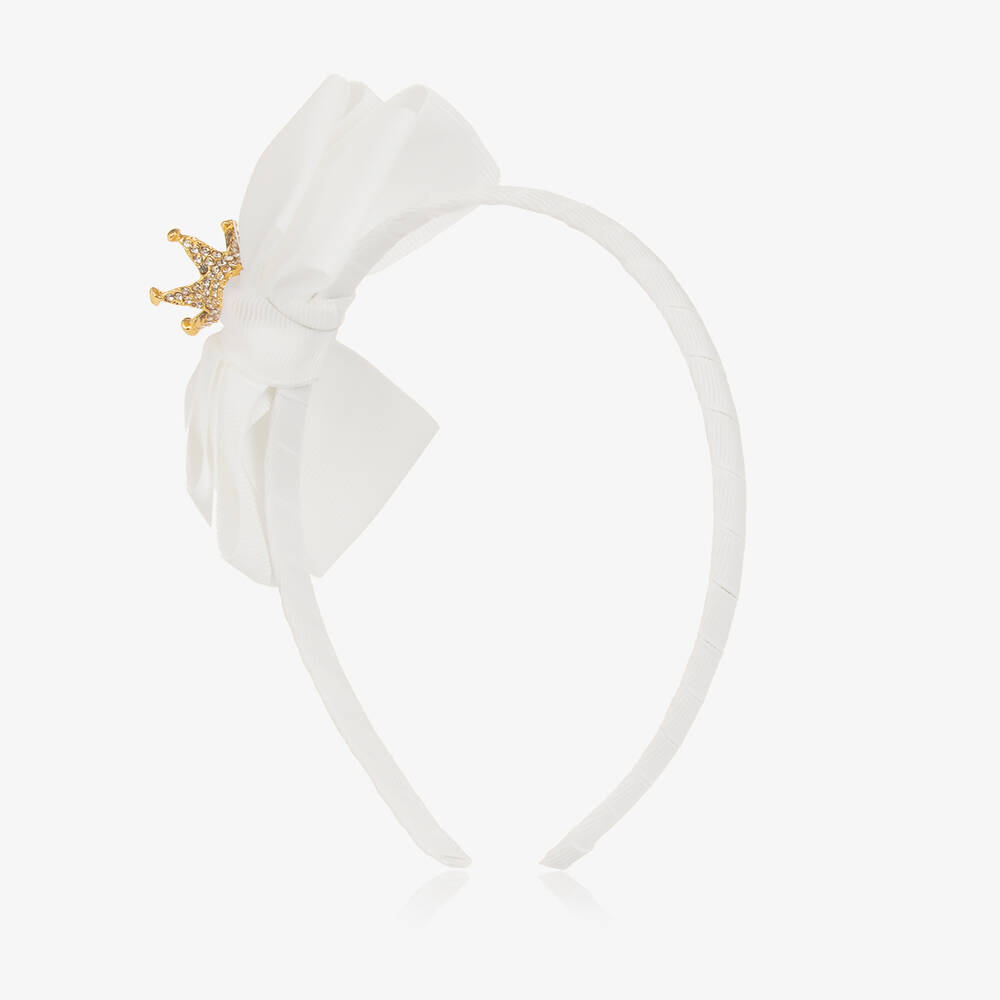 Angel's Face-White Crown Hairband | Childrensalon
