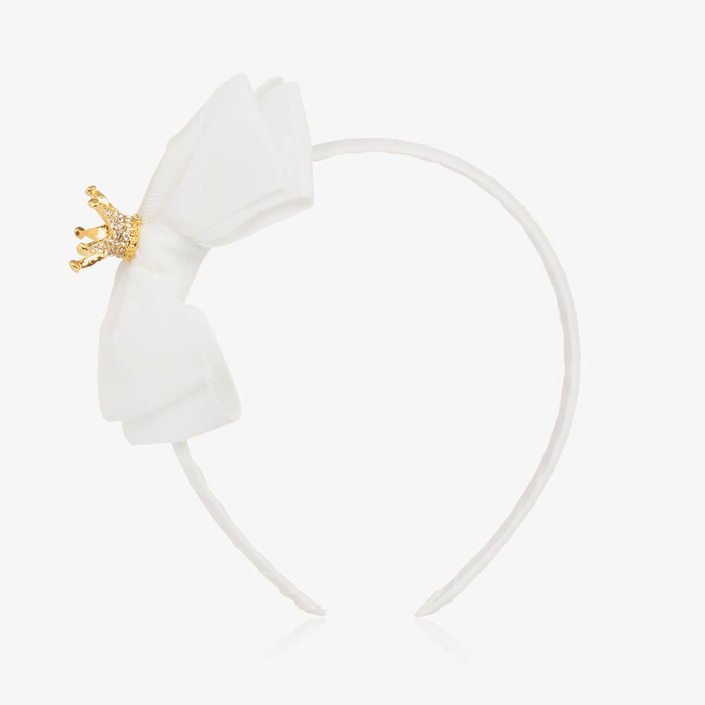 Angel's Face-White Crown Hairband | Childrensalon