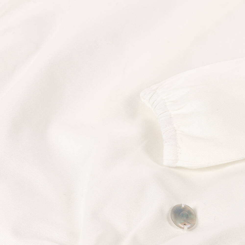 Artesanía Granlei-Baby Boys Blue Cotton Bodysuit & Dungaree Set | Childrensalon