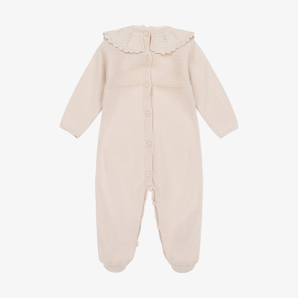 Artesanía Granlei-أفرول بيبي غرو محبوك لون بيج | Childrensalon