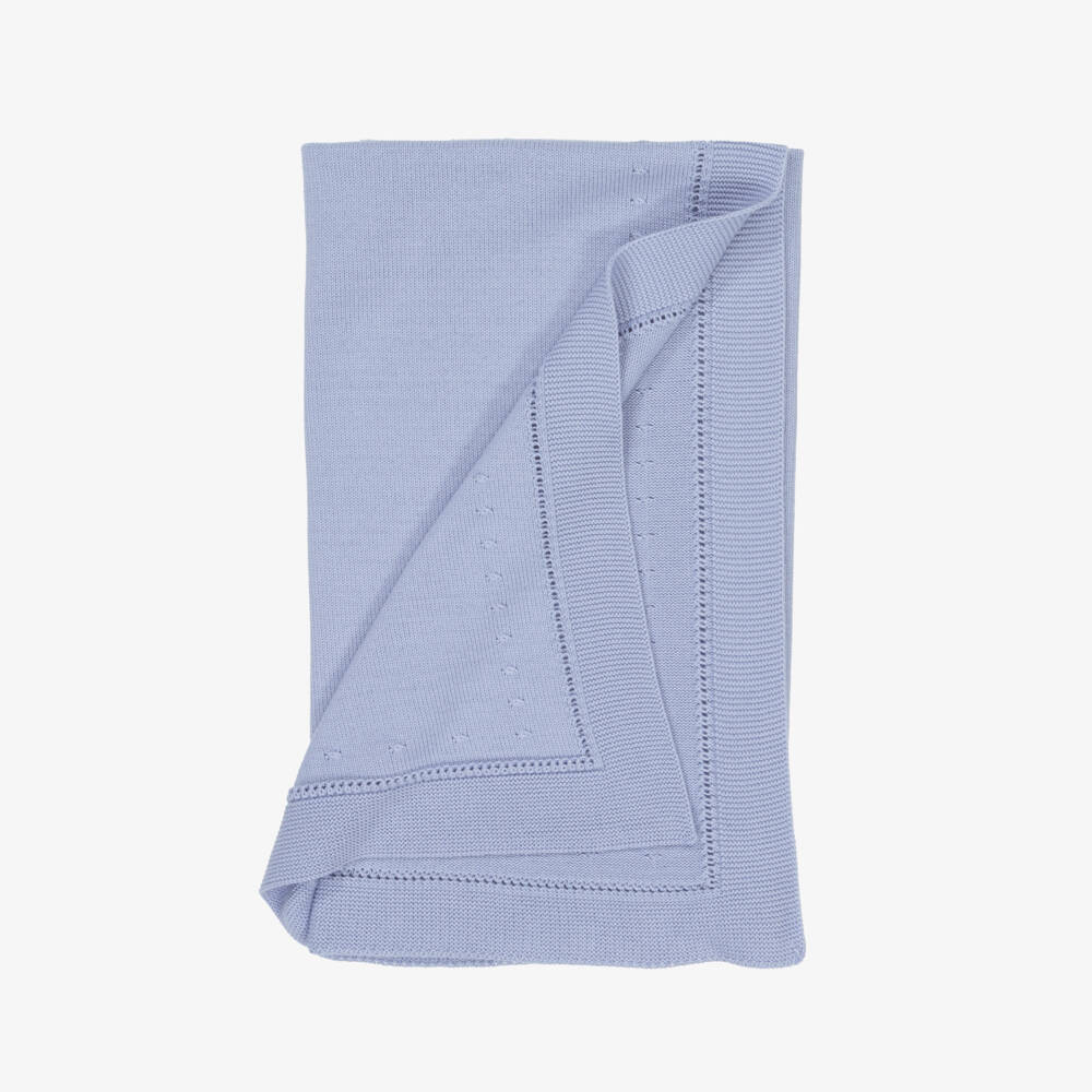 Artesanía Granlei-Blue Bunny Baby Blanket (82cm) | Childrensalon
