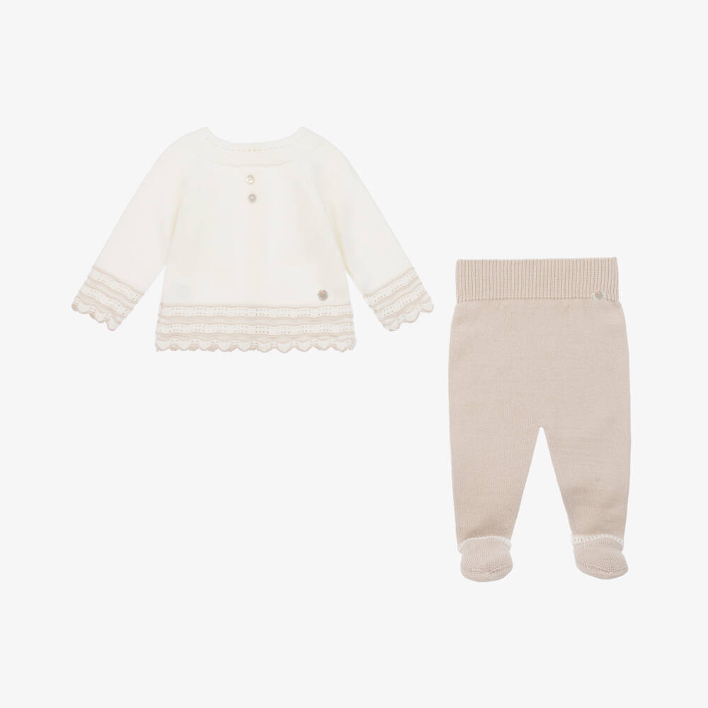 New In Artesania Granlei Ivory Knit Eva Top & Jam Pants main image 1