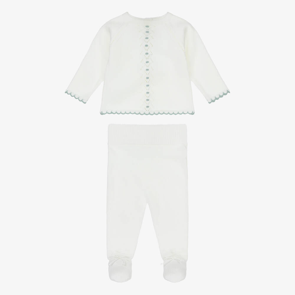 Seafoam Scalloped Babygrow main image 1