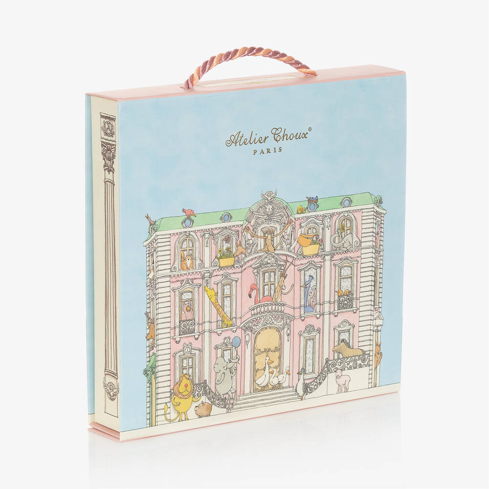 Atelier Choux Paris-Ivory Cake Organic Cotton Swaddle (99cm) | Childrensalon