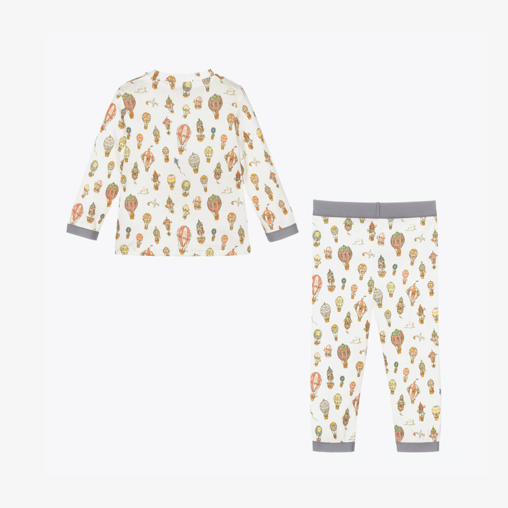 Atelier Choux Paris-Ivory Cotton Balloons Leggings Set | Childrensalon