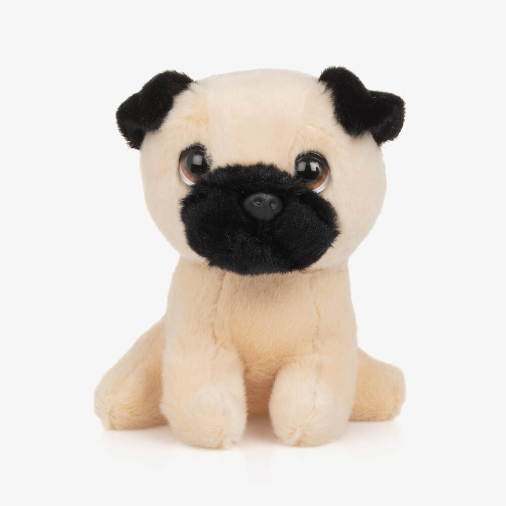 Aurora-Beige Preston Pug Soft Toy (16cm) | Childrensalon