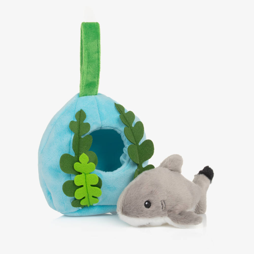 Aurora-Blue Hideouts Reef Shark Soft Toy Set (15cm) | Childrensalon