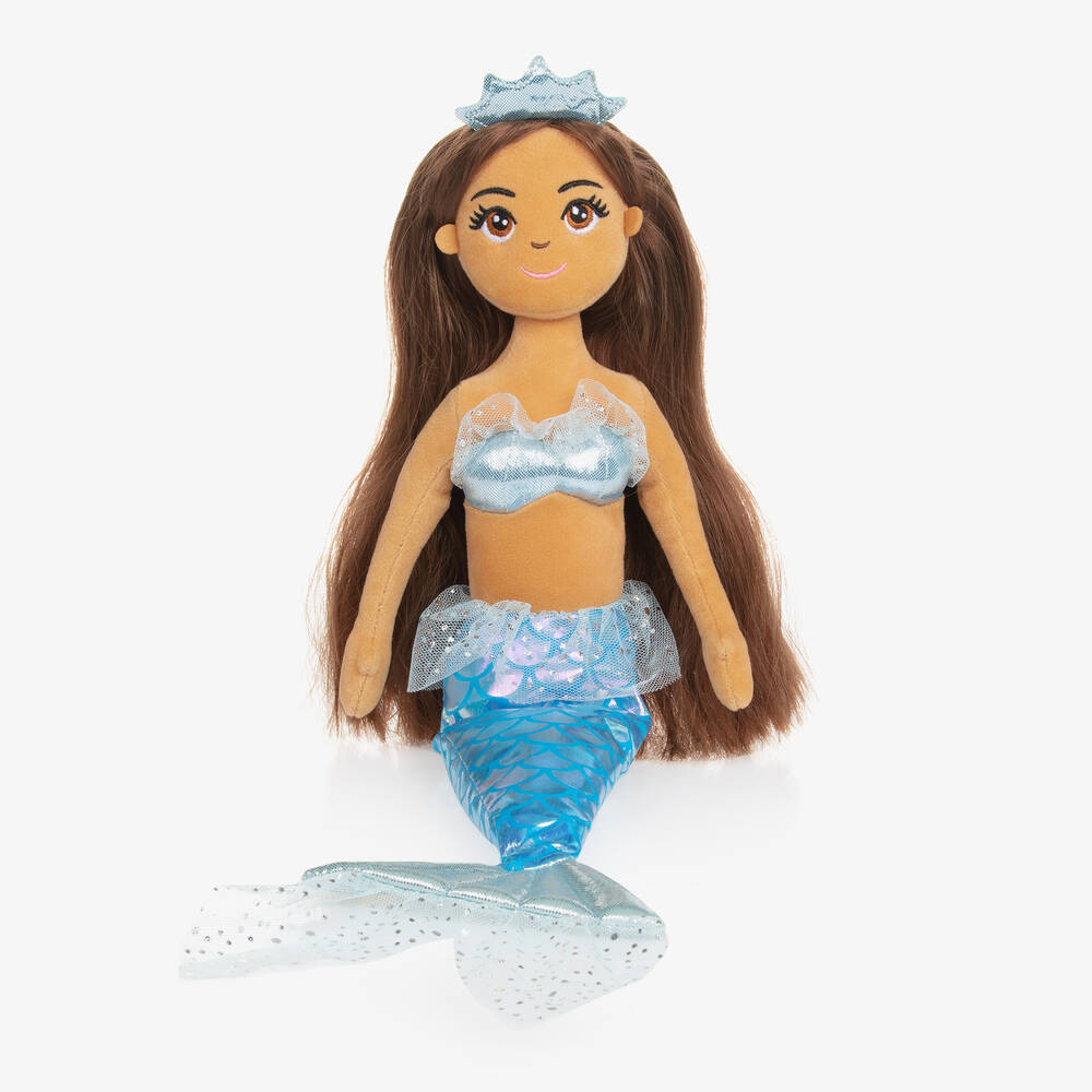 Aurora-Blue Yesenia Mermaid Soft Toy (45cm) | Childrensalon